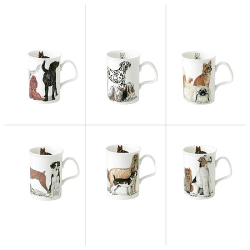 Roy Kirkham Mug Dogs Galore 32 cl (1 modèle aléatoire)