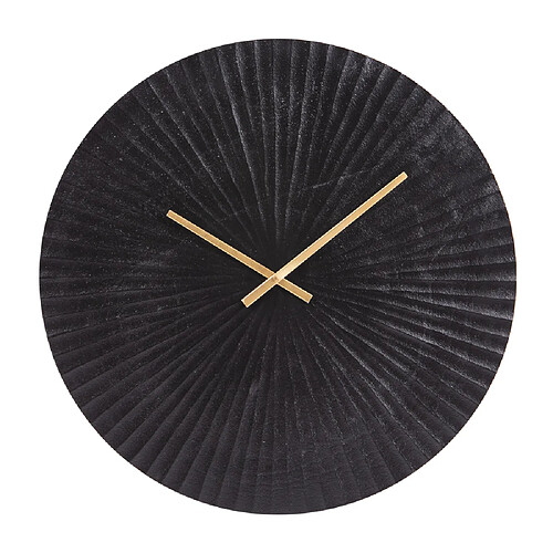 Table passion Horloge murale analogique - Noir