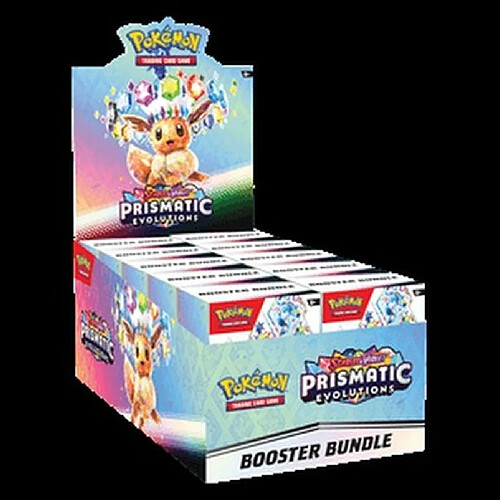 The Pokemon Company Pokemon Prismatic Evolutions Booster Bundle Display