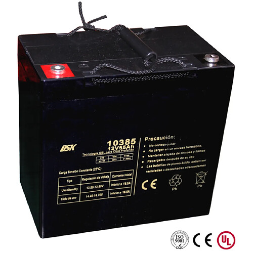 Batterie GEL à cycle profond 12V 150Ah DSK