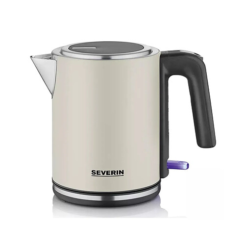 Bouilloire sans fil 1l 2400w inox laqué beige - WK9577 - SEVERIN