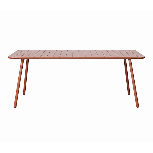 Concept Usine Table de jardin 8-10 places 200cm terracotta BERGAME