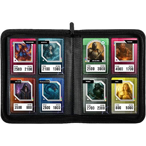 Konix mini album cartes - Noir