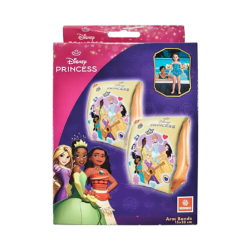 MONDO SPA Brassards Disney Princess - 15–30 kg - Jaune/Orange - Paire