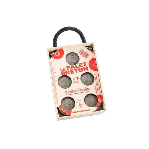 MECABOIS MECPALET13 - Coffret 12 palets fonte + 1 maître - Gris