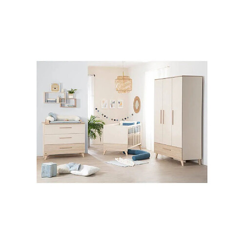 ROBA Sidney - Ensemble chambre bébé 3 pièces - Chêne/Beige