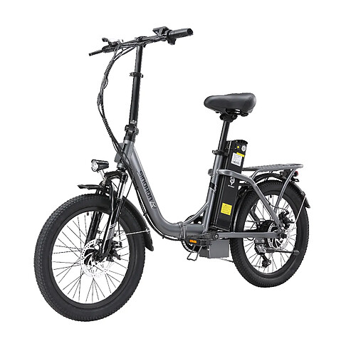 Vélo Électrique Pliable SINOHON C20, Moteur 250W, Batterie 36V 18Ah, Autonomie 60km,25KM/H