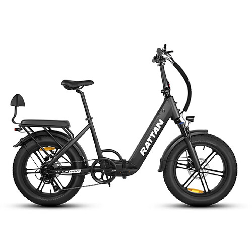 Vélo Électrique Pliable Rattan LFPro 750W 48V18Ah Autonomie 90km,Shimano 7 Vitesses 20*4.0