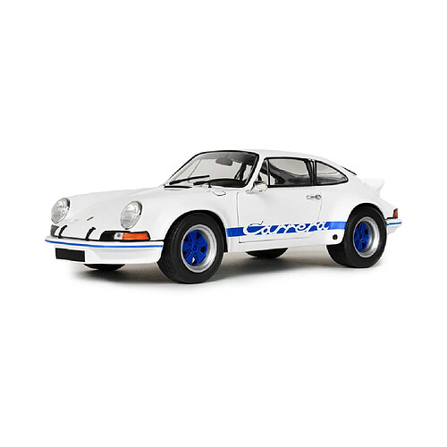 Solido Porsche 911 RSR Carrera 1973 - Blanc à bandes bleues