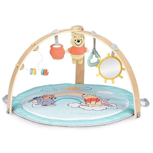 Bright Starts Winnie the Pooh Tapis d'éveil rond réversible - Turquoise
