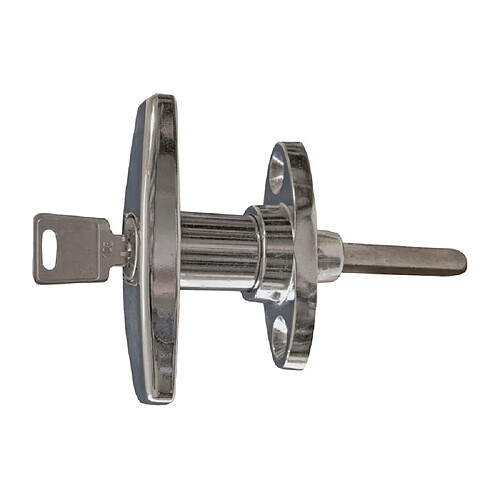 MAP 478S - Bouton simple chrome - Carré 7 mm - 2 clés