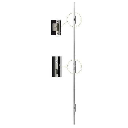 ISEO PERFORMA 7232013028 - Têtière plate - Axe 30 mm