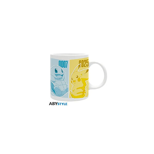 ABYstyle ABYMUGA483 - Mug céramique 320 ml - Pikachu & Starters Kanto