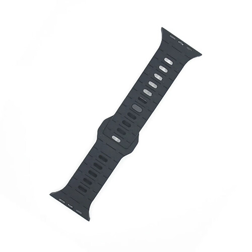 INF Bracelet de montre en silicone souple pour Apple Watch 42/44/45/49 mm Black