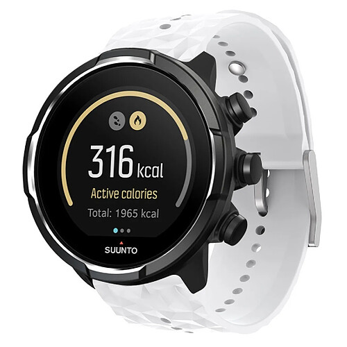 INF Bracelet de montre en silicone pour montre Suunto White Suunto 24mm