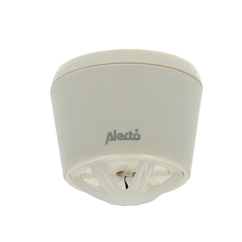 Alecto Détecteur de Chaleur pour Maison / Garage / Entrepôt avec Alarme 85 dB Blanc