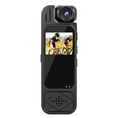 SOUNDSWEALTH mini caméra corporelle 1080p avec vision nocturne – enregistrement portable - noir