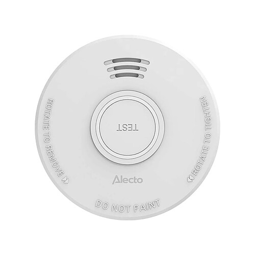 Alecto Détecteur de Fumée Photoélectrique avec Alarme 85 dB Puissant Blanc