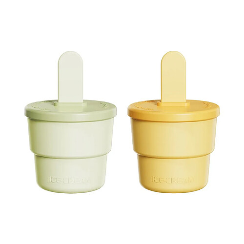 Yoko Kit de 2 pots à esquimaux avec cuillere