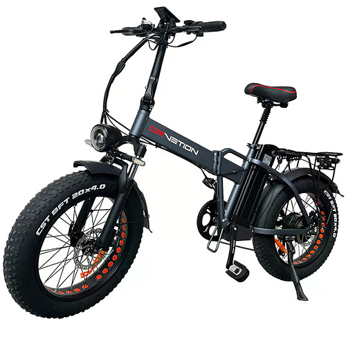 Vélo Électrique Pliable DRVETION AT20,1000W, Autonomie 85km, Batterie Samsung 15Ah, 45km/h