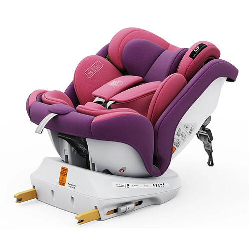 Siège auto BUF BOOF® P100 i-Size UnicornPink 40–150 cm, orientable 360°, ISOFIX