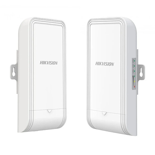 Pont réseau Hikvision DS-3WF0EC-2NT 500m 2,4–2,48GHz 300Mbps IP55 (2 unités)