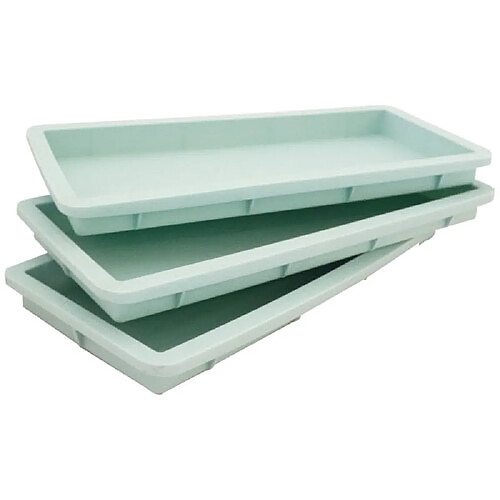 Moules à cake rectangulaire x3 vert d'eau - 2976 - SCRAPCOOKING