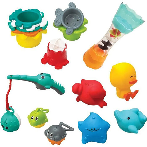Infantino coffret jouets de bain - Bleu