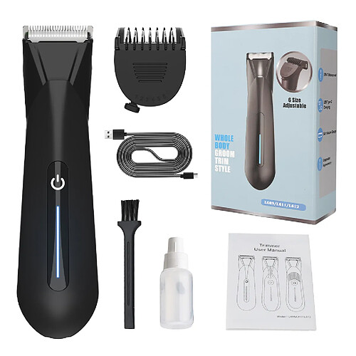 INF Tondeuse Corps Homme L609, Rechargeable et Étanche