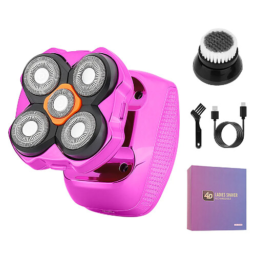 INF Rasoir électrique pour femmes, rasoir rechargeable LK-992 pour une épilation indolore