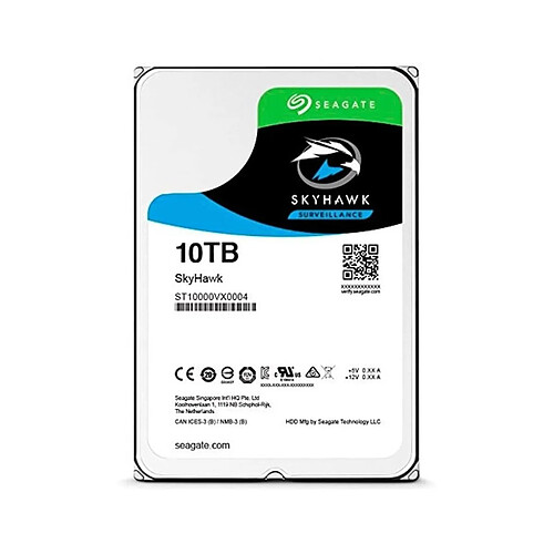 Seagate Technology Disque Dur 3.5" Seagate SkyHawk 10 To 7200RPM SATA III