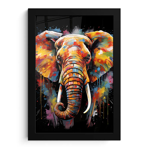 Muchowow Éléphant Graffiti - 20x30 cm