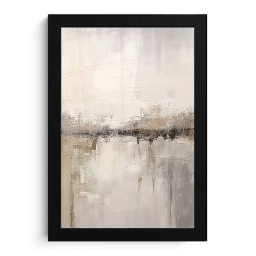 Muchowow Art moderne abstrait beige - 20 x 30 cm