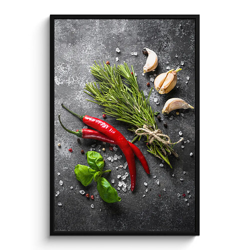 Muchowow Poivre Herbes Épices Béton - 80x80 cm