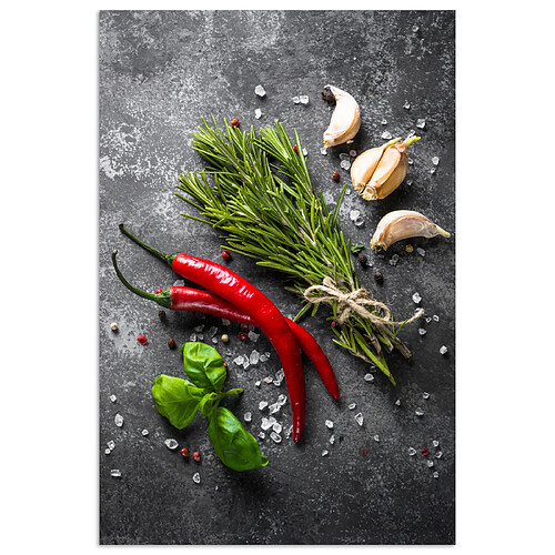 Muchowow Affiche Poivre Herbes Épices - 40x60 cm