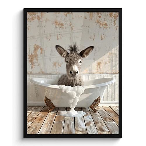 Muchowow Âne baignoire mousse - 60x80 cm