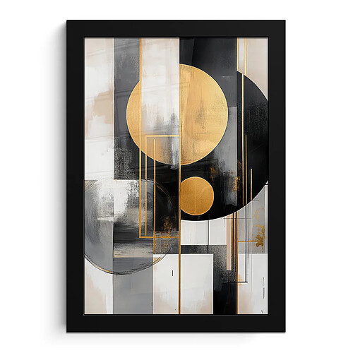 Muchowow Abstrait or argent - 20x20 cm