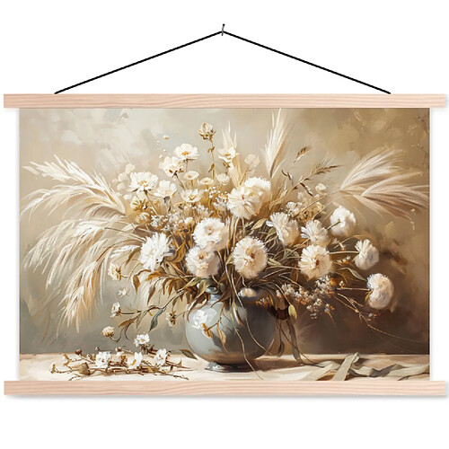 Muchowow Fleurs - Vase - Nature morte - 90x90 cm