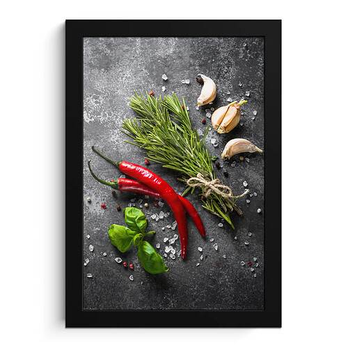 Muchowow Poivre Herbes Épices Béton - 20x30 cm