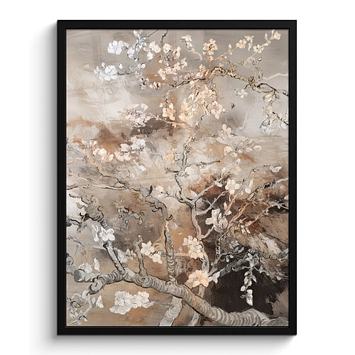Muchowow Fleur d'amandier Van Gogh - 60 x 60 cm