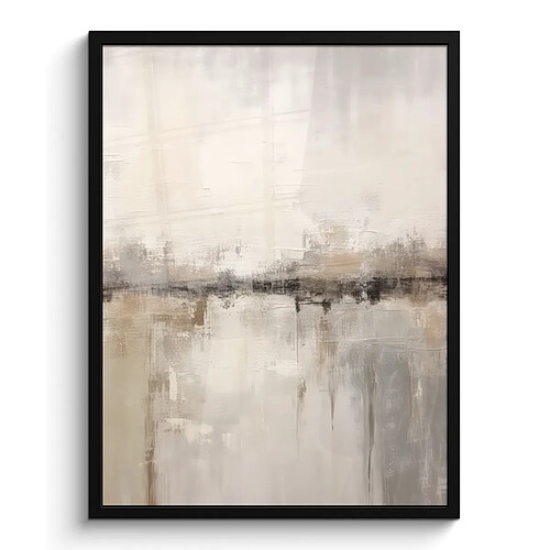 Muchowow Art moderne - Abstrait - Beige - 60x80 cm
