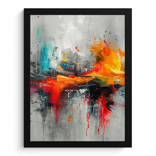 Muchowow Art moderne abstrait - 30x40 cm