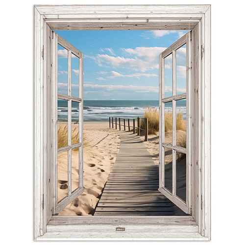 Muchowow Fenêtre sur la mer - 60x60 cm