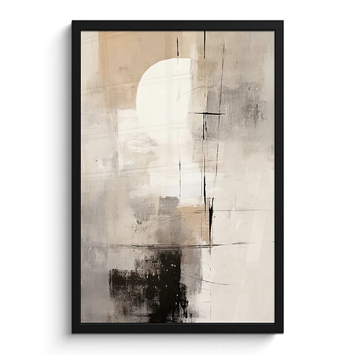 Muchowow Abstrait - Art - Gris - 40x60 cm