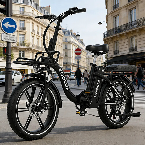 Vélo Électrique Pliable Koolux X16 1000W Moteur Sans Balais 48V 15,6AH Autonomie 120km