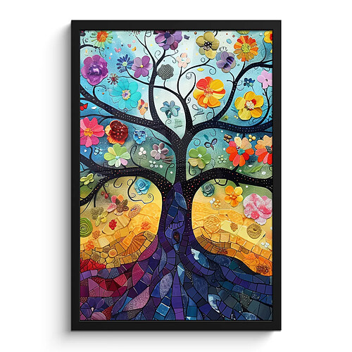 Muchowow Arbre de vie hippie - 40x60 cm