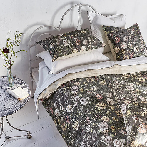 Designers Guild Housse de couette imprimée en satin de coton, MANSUR