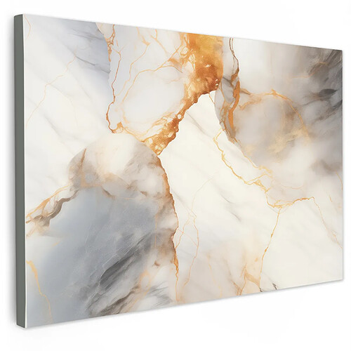 Muchowow Marbre gris et or - 30x20 cm