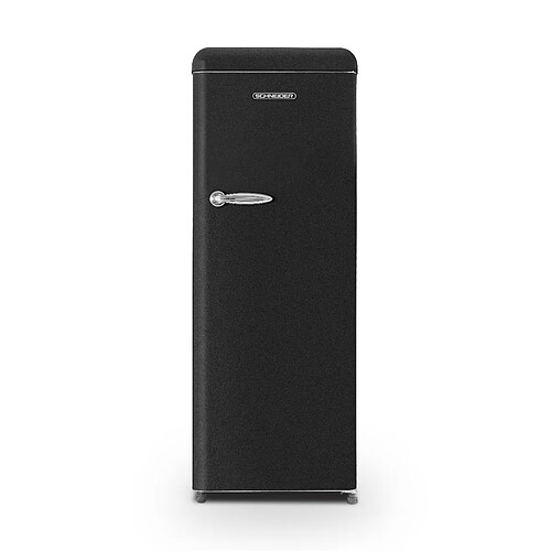 Schneider SCCL222V-BE - Réfrigérateur une porte 229L Vintage Black mat