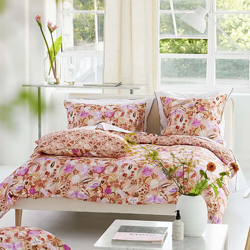 Designers Guild Housse de couette imprimée en satin de coton, GIRADON